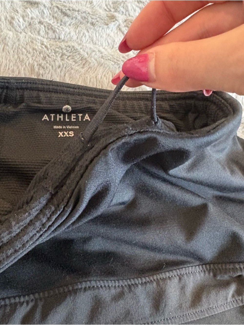 Athleta Black Flared Skater Skirt - Picture 6 of 10